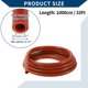 thumbnail image 5 of Ofertas Únicas 33Ft 1/2" 12mm ID 3mm Grosor Manguera de Vacío de Silicona para Aire y Agua Roja, 5 of 6