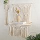 thumbnail image 1 of Macramé pa ped, tapiz bohemio, estante con fleco tejido bohemio, decoración de ped, decoración del pa dormitorio, sa de Baoblaze Estante de pared tapiz, 1 of 7