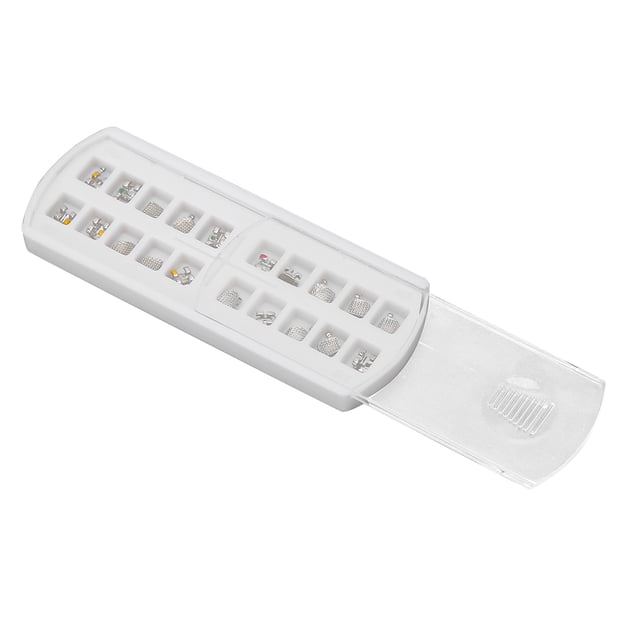 Brackets Ortodoncia Dental BuyWeek Metálicos MINI 0.022 3‑4‑5 ganchos