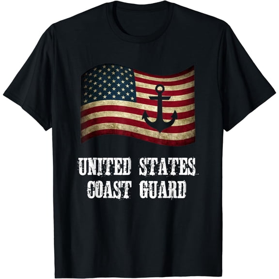 United States Coast Guard T-ShirtMen and women, Black T-shirt, size: Extra large