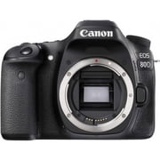 Canon EOS 80D DSLR Camera (International Model) - Starter Bundle with 64GB Memory Card, Padded Case, and Cleaning Kit(International Model)