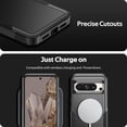 thumbnail image 7 of for Google Pixel 8 Pro Case, Heavy Duty Shockproof Military Grade Proof Bumper Protection Anti-Fingerprint Rugged Defender Protective Phone Case Cover for Google Pixel 8 Pro (Black), 7 of 7