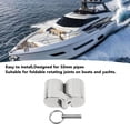 thumbnail image 3 of Marine Grade Boat Pipe Connector, Rotating Boat Pipe Connector 32mm  for Flagpoles, 3 of 8
