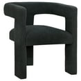 thumbnail image 5 of Petra Boucle Upholstered Accent Side Chair Black, 5 of 5