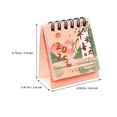 thumbnail image 2 of Raindrops 4Pcs Mini Desk Calendar Chinese Style Rectangular Paper Desktop Decor 7.0x6.6x3.6in, 2 of 8