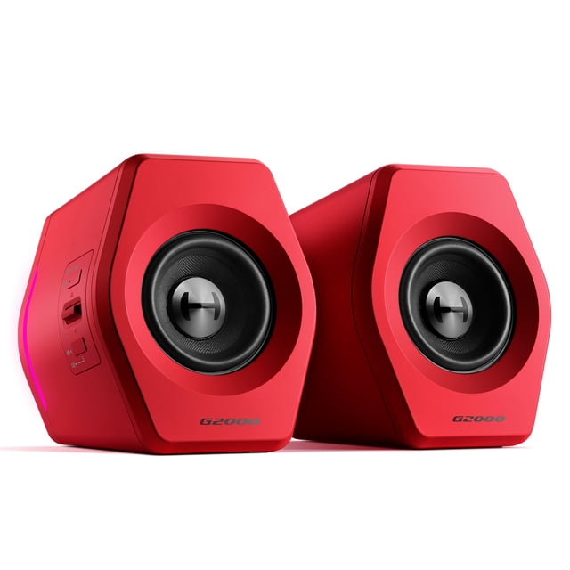 Bocinas Gamer Con Bluetooth Edifier G2000 Color Rojo