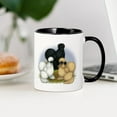 thumbnail image 3 of CafePress - Silkie Chicken Trio Mug - 11 oz Ceramic Mug - Novelty Coffee Tea Cup, 3 of 4