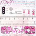 thumbnail image 2 of Professional Bedazzling Kit, 34000Pcs Rhinestones with 24 Colors, 3 Pack B-7000 Glue, Dotting Tools and Storage Box for DIY Crafts, Clothes and Shoes, 2 of 8