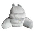 thumbnail image 1 of Cojín de respaldo para silla con brazos, almohada de cintura para la comodidad de la cama, respaldo de felpa Gris, 1 of 6