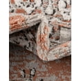 thumbnail image 4 of Unique Loom Nyla Collection Area Rug - Smile (12' Round Salmon Pink/Black), 4 of 7