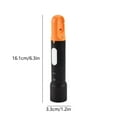 thumbnail image 3 of Limited Time Deal karymi Zoomable Led Flashlight with COB Sidelight with Hook Recharge Lantern Flashlight Water Proof Portable Handheld Torch for Camping Emergency Home Use 9 Gears Room Decor, 3 of 6