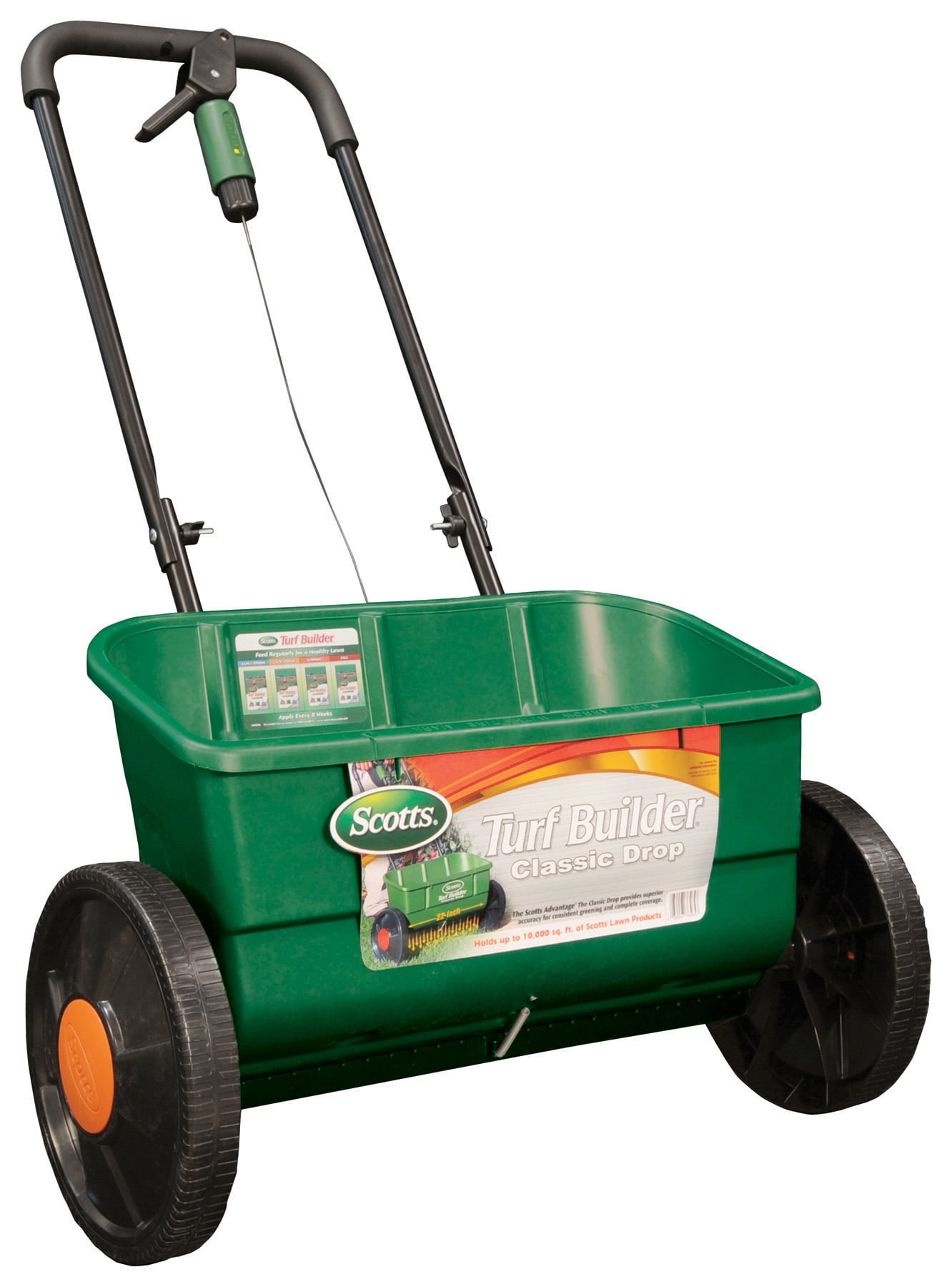 How To Use Scotts Turf Builder Spreader Scotts Turf Builder Classic Drop Spreader - Walmart.com