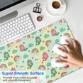 thumbnail image 4 of Long Mouse Pads for Desk,Green Cartoon Mermaid Unicorn Rainbow Cloud Desk Mats on Top Of Desks, Desk Mouse Pad Extra Large with 3mm Non-Slip Base and Stitched Edge for Gaming,Work,Home 31.5"x11.8", 4 of 5