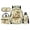 Brown Animal, variant on KUIFORTI Cute Giraffe School Bag and Lunch Bag Set 4 piece Lightweight Girls Backpack with Pencil Case Water Bottle Sleeve for Elementary Primary Middle School Students