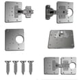 thumbnail image 2 of Alg Hinge Repair Plate, Cabinet Hinge Repair Brackets,kitchen Cupboard Door Hinge Repair Plate Kit, 2 of 5