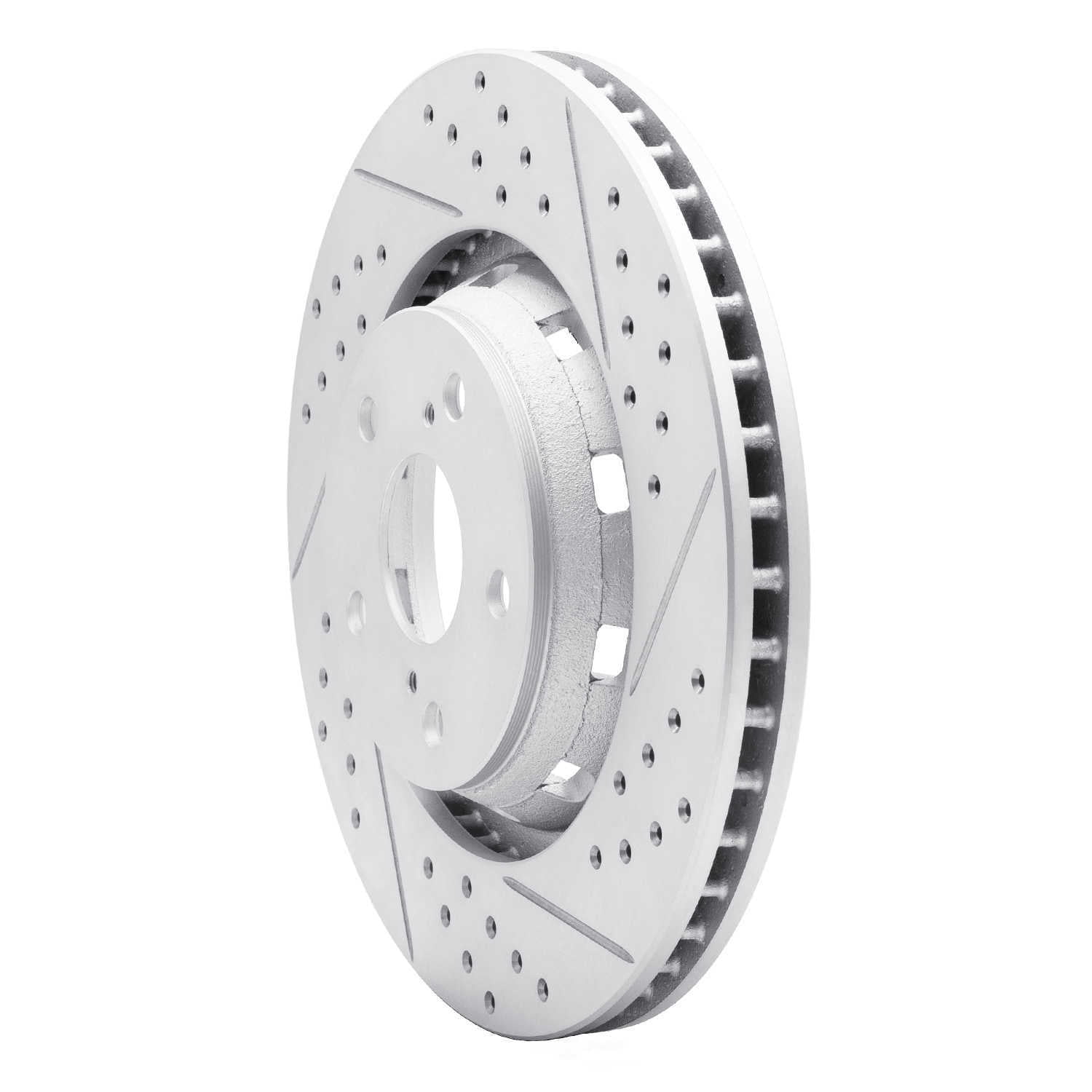 Dynamic Friction Company 830-76085R DFC Geoperformance Rotor - Drilled and Slotted