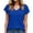 Blue, variant on Women's V-Neck Dolman Sleeve Knit Top Textured Casual Blouse,S