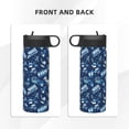 thumbnail image 3 of Yiaed Blue Bus Print Water Bottle with Straw Lid, Stainless Steel Double Wall Insulated Water Bottle | Leak-Proof and Spill-Proof Water Bottle, 3 of 8