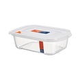 thumbnail image 2 of Household Transparent Kitchen Food Storage Box, Rectangular Plastic Airtight Storage for Fruits, Meat, Snacks, Dried Goods, Stackable, Freshness-Sealing, Space-Saving Kitchen Organizer, 2 of 6