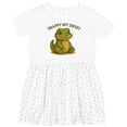 thumbnail image 3 of Inktastic Snappy but Sweet Cute Alligator Girls Toddler Dress, 3 of 5
