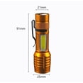 thumbnail image 2 of Juego de linterna LED: linterna con mango luminoso para trabajar, andar en bicicleta, acampar, leer, hacer caminatas y hacer caminatas, 2 of 5