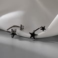 thumbnail image 3 of Minnieouse 1 par de pendientes mujer adorno pendiente estrella joyería plata novia Type3, 3 of 6