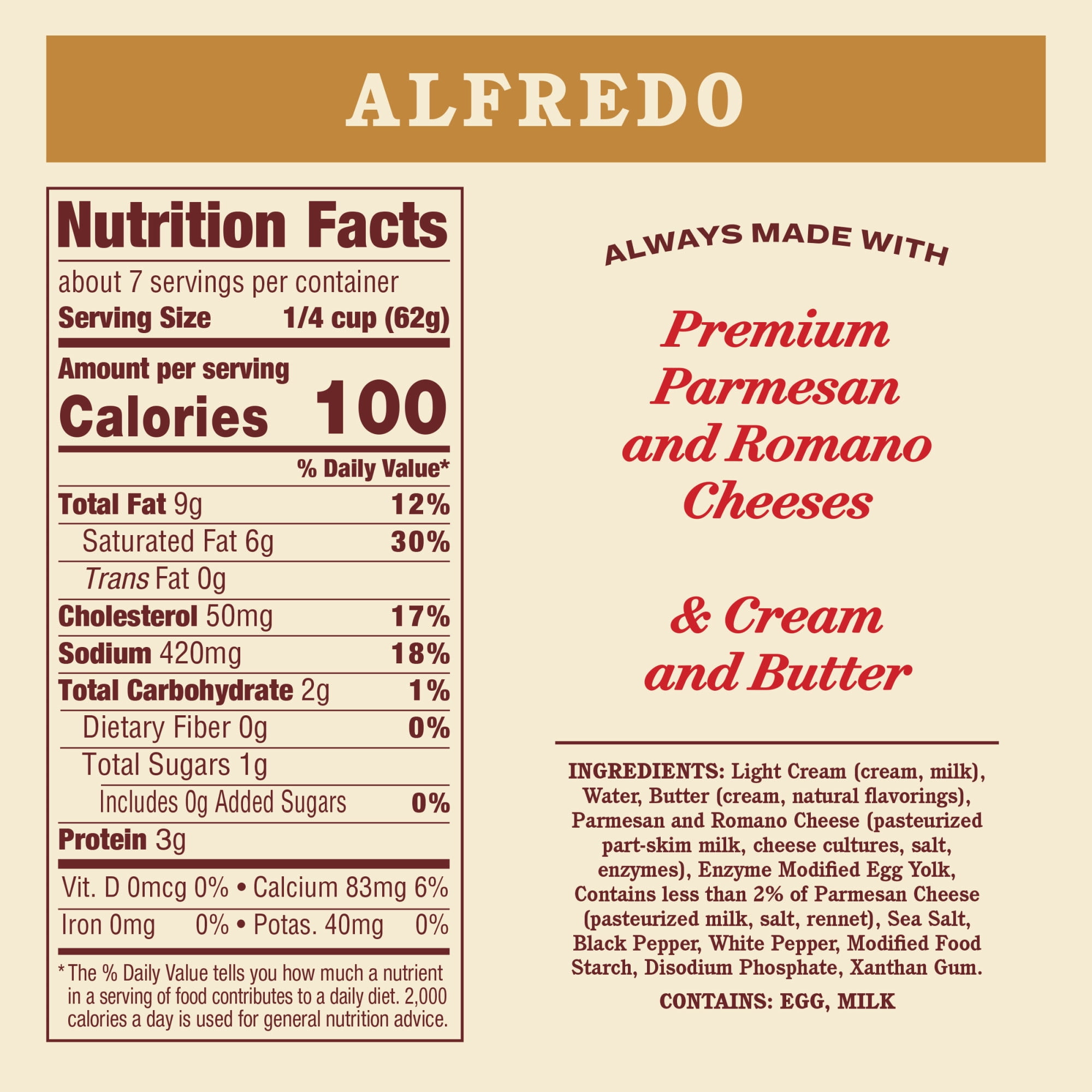 Rao's Homemade Alfredo Sauce, 15 oz