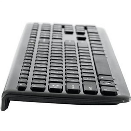 Verbatim - 96983 TKL Wireless Optical Slim Keyboard and Mouse - Piano black