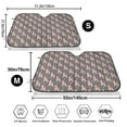 thumbnail image 3 of Kdxio Poodle Dog Print Windshield Sun Shade,UV Rays and Sun Heat Protection,Sunshade for Car Windshield,Car Shade Front Windshield - Small, 3 of 6