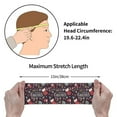 thumbnail image 6 of Balery Merry Christmas Sports Headbands for Men,Moisture Wicking Workout Headband, Sweatband Headbands for Running,Cycling,Football, 6 of 9