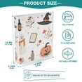 thumbnail image 3 of FORMRS 3 Ring Binder 1.5 inch with Pockets Set of 2 Clip Board 200 Sheets Capacity, White Halloween Ghosts, 3 of 8