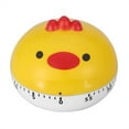 thumbnail image 2 of Temporizador Mecánico De Cocina Con Forma De Animal, Contadores Manuales, Herramienta De Sincronización De Cocina Para Cocinar, Pollo Amarillo, Oso Azul, Rana Verde, Conejo Rosa, 2 of 7