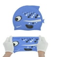 thumbnail image 5 of Unique Bargains 1 Pc Silicone Polka Dot Fish Swim Cap Blue, 5 of 5