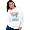 thumbnail image 4 of Retro Betty Boop Spread Kindness Women Crewneck Sweatshirt Brisco Brands M, 4 of 6