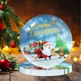 thumbnail image 4 of Blue Christmas Theme Paper Plate Decoration Disposable Stamping Paper Cups Paper Plate Set of 10Pcs, 4 of 7
