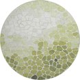 thumbnail image 2 of Addison Rugs Mayfield Premium Machine Washable Transitional Geometric Green Round Rug, 8' x 8', 2 of 6