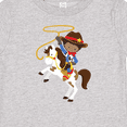 thumbnail image 4 of Inktastic African American Boy, Little Cowboy, White Horse Boys Baby T-Shirt, 4 of 5