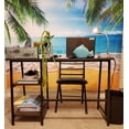 thumbnail image 5 of 7x5ft Tropical Beach Backdrop Summer Backdrop Palm Island Seaside Leaf Backdrop Party Photography Prop, 5 of 6
