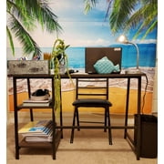 7x5ft Tropical Beach Backdrop Summer Backdrop Palm Island Seaside Leaf Backdrop Party Photography Prop