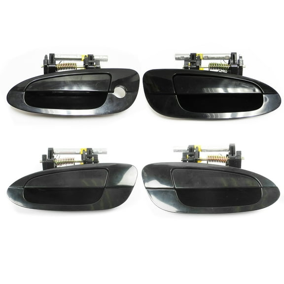 MotorKing Set 4PCS Outside Door Handle Compatible with 02-06 Nissan Altima Non-Painted 2002 2003 2004 2005 2006
