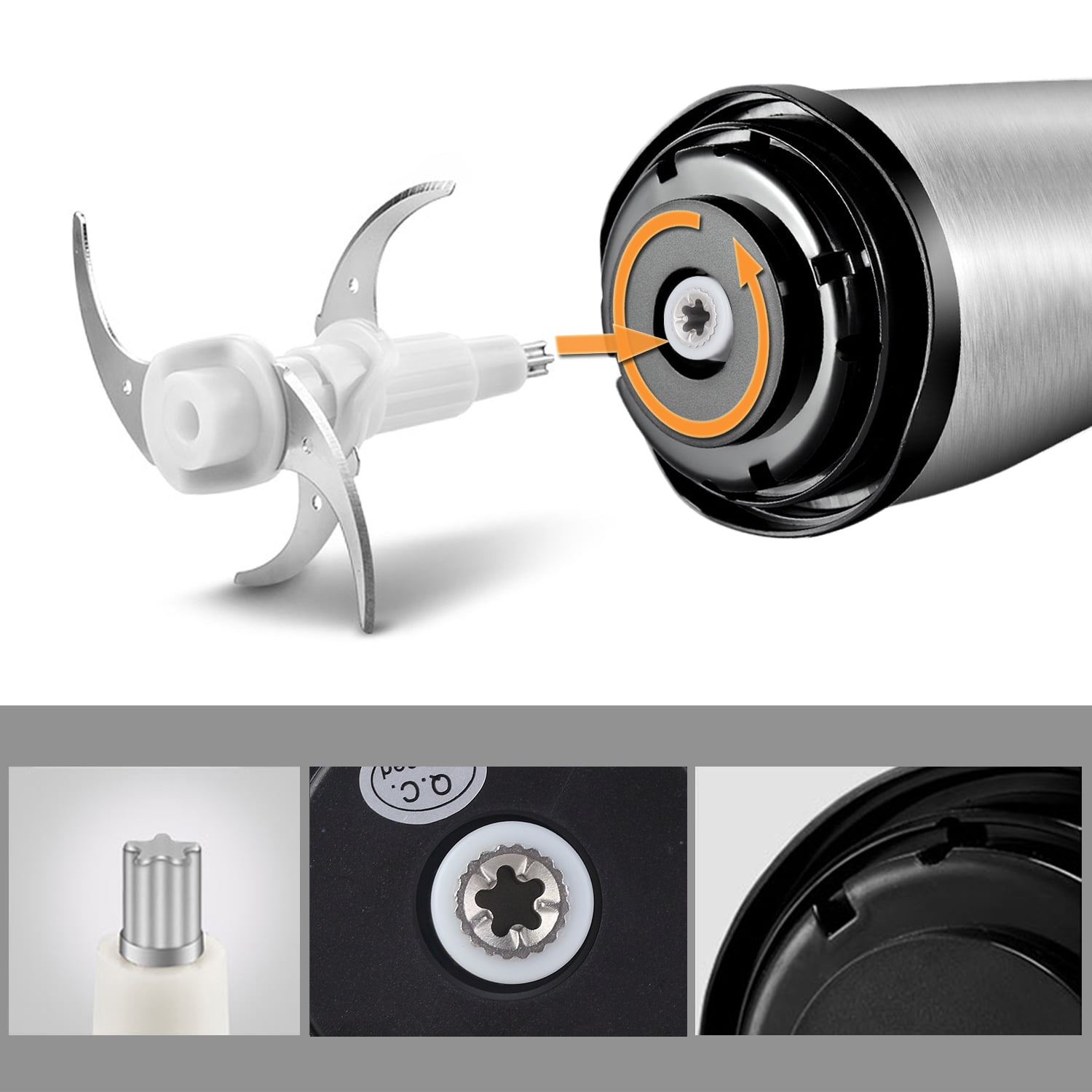 Kepooman Meat Grinders, Meat Grinder for Kitchen, Sausage Maker Stainless Steel Kepooman Meat Grinders, Meat Grinder for Kitchen, Sausage Maker Stainless Steel