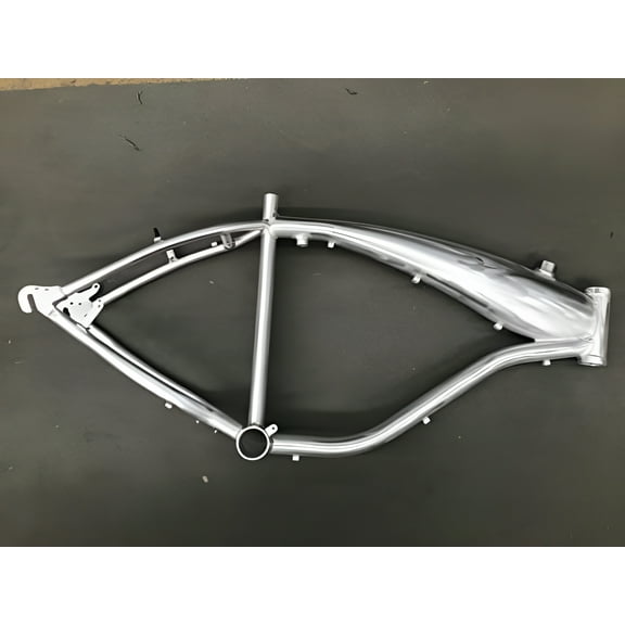 CDHPOWER Brushed Alum Bicycle Gas Frame 2.4L,Gas Motorized Bicycle Frame 66cc/80cc/100cc