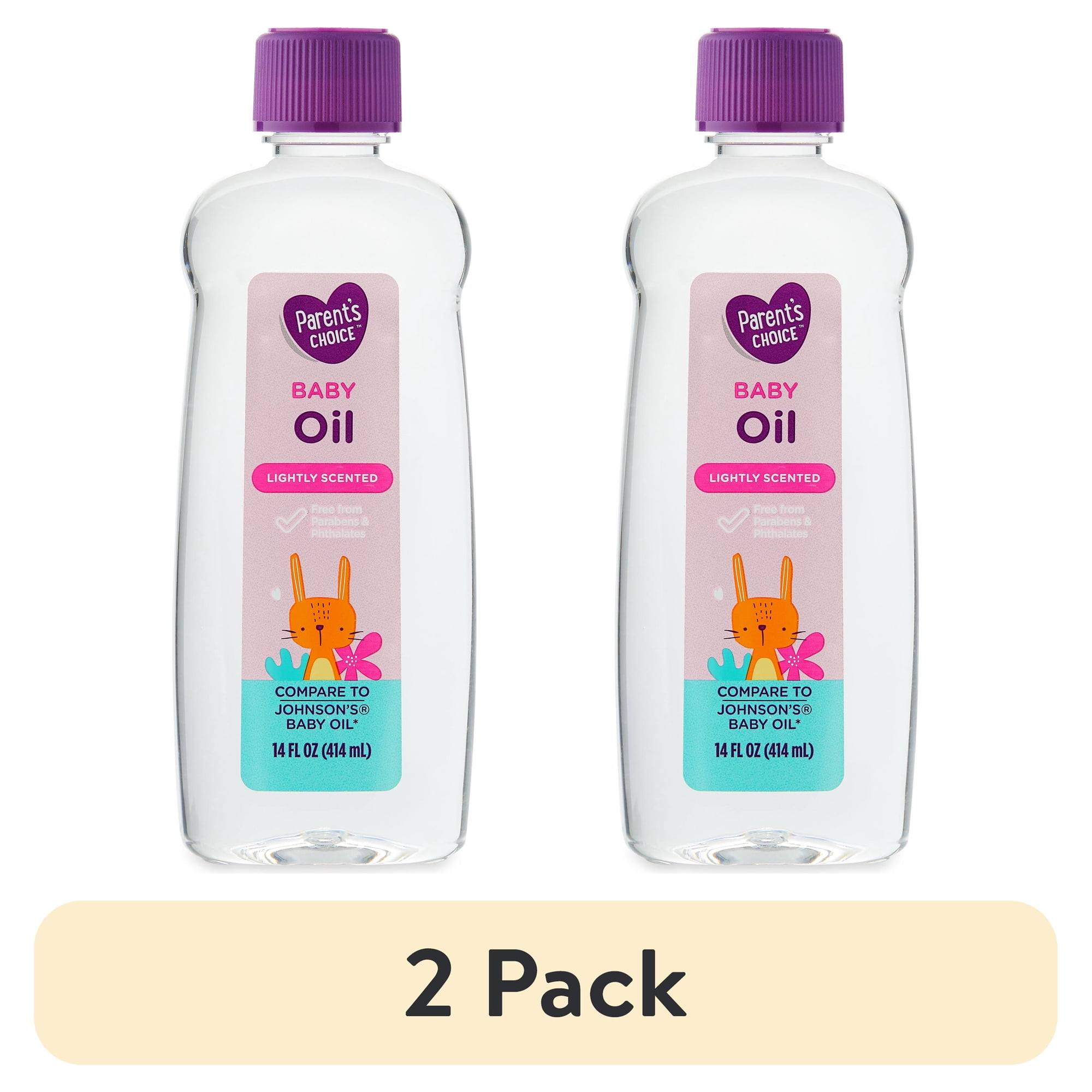 (2 pack) Parent's Choice Baby Oil, 14 oz