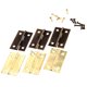 thumbnail image 3 of 4 unids 34x22mm Bronce antiguo / gabinete de oro bisagras Accesorios de muebles Cajas de regalo de madera Cajas de puerta decorativa Muebles de bisagra de puerta, 3 of 7