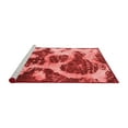 thumbnail image 2 of Ahgly Company Machine Washable Indoor Rectangle Abstract Red Modern Area Rugs, 2' x 5', 2 of 4