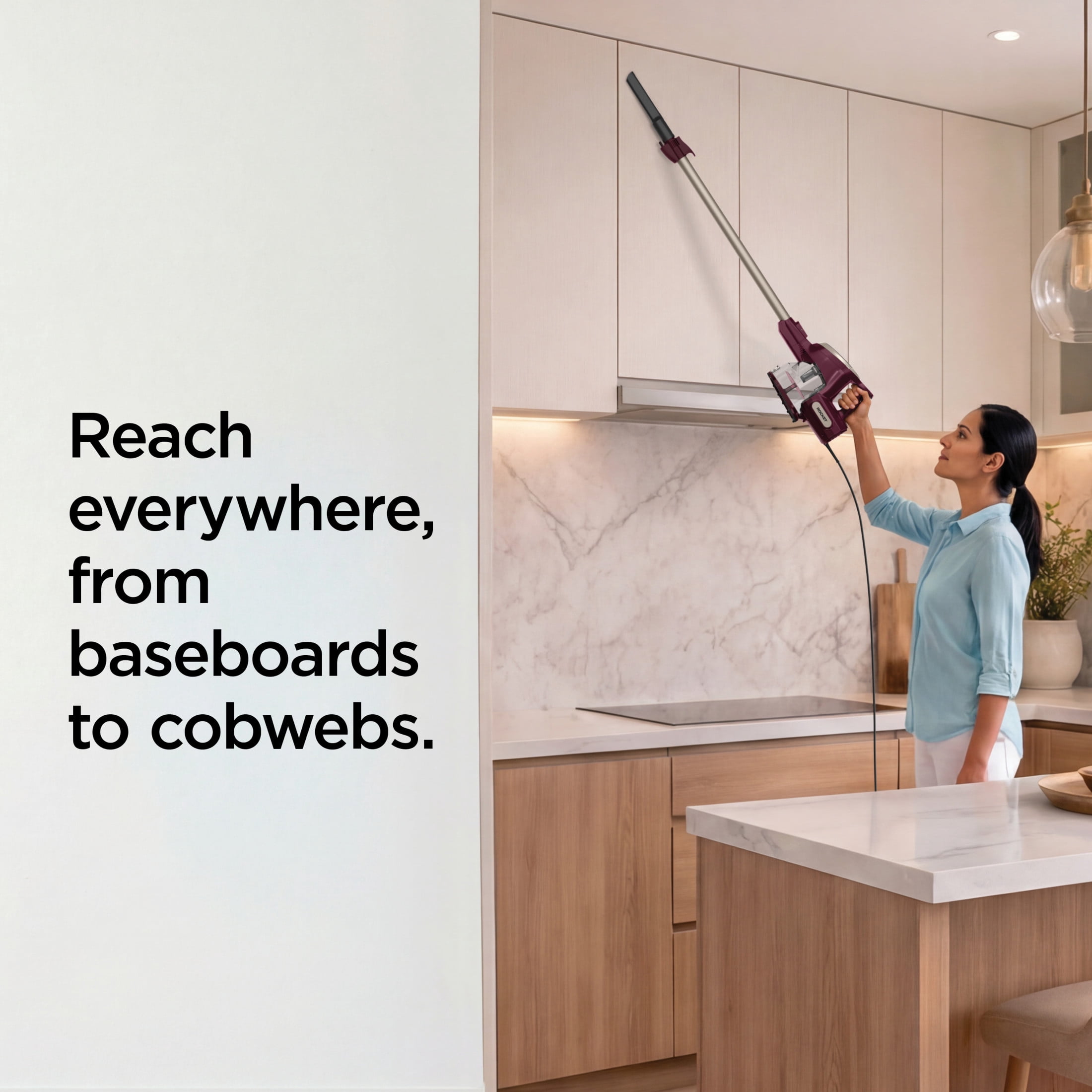 Shark Rocket Turbo Corded Stick Vacuum, with Self-Cleaning Brushroll, Powerful Pet Hair Pickup, Handheld Conversion, Swivel Steering, Easy-Empty Dust Cup, TV300 Magenta
