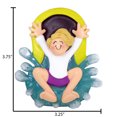 thumbnail image 5 of Personalized Water Slide Ornament - Pool Slide Ornament, Amusement Park Ornament, Water Tubing Ornament, Water Park Ornament, Ornaments for Kids - Blonde Female - Free Customization with Gift Box, 5 of 10