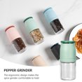 thumbnail image 4 of 1pc Hogar Spice Grinder Vidrio Pimienta Grinder Spice Botella de especias (verde claro), 4 of 5