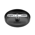 thumbnail image 5 of Aspen Creative 21507-51, Matte Black Transitional Chandelier Fixture Canopy Kit, 5-1/8" Diameter with Collar Loop, 1" Center Hole, 5 of 6