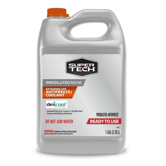 Super Tech Dex-Cool™ Prediluted 50/50 Antifreeze/Coolant